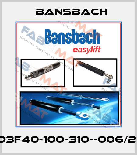D3D3F40-100-310--006/210N Bansbach