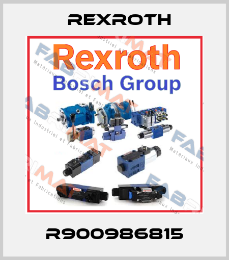 R900986815 Rexroth