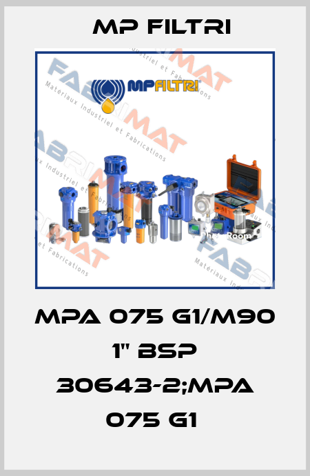 MPA 075 G1/M90 1" BSP 30643-2;MPA 075 G1  MP Filtri