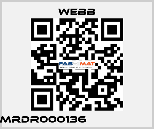 MRDR000136                     webb