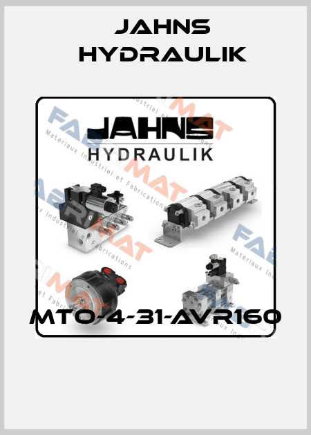 MTO-4-31-AVR160  Jahns hydraulik
