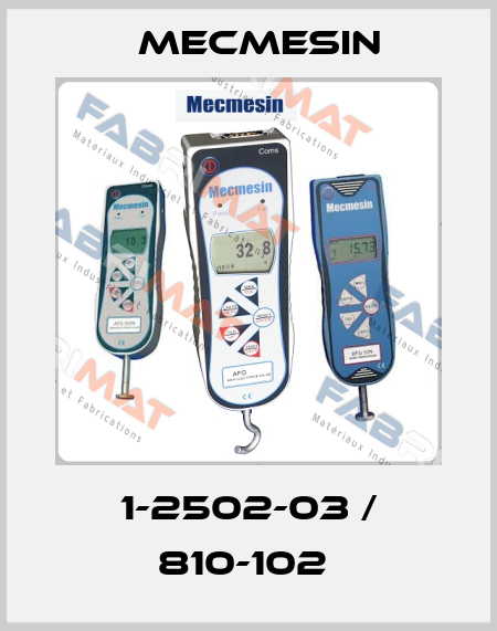 1-2502-03 / 810-102  Mecmesin