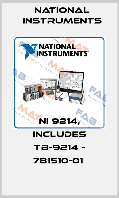 NI 9214, INCLUDES TB-9214 - 781510-01  National Instruments