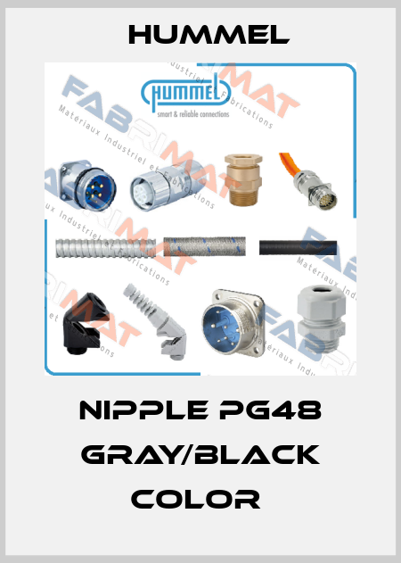 NIPPLE PG48 GRAY/BLACK COLOR  Hummel