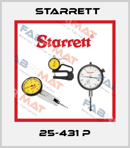 25-431 P Starrett
