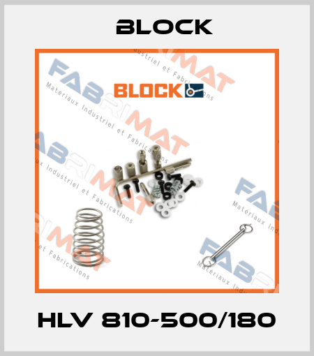 HLV 810-500/180 Block