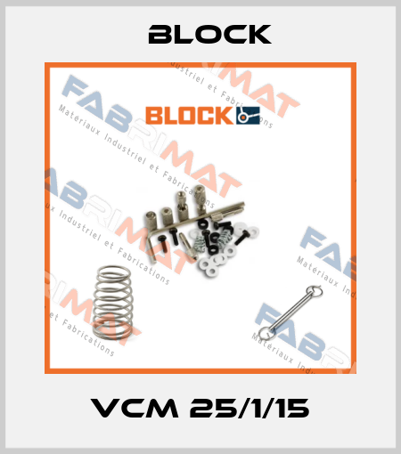 VCM 25/1/15 Block