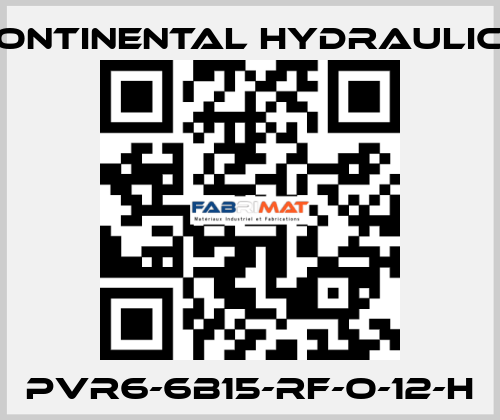 PVR6-6B15-RF-O-12-H Continental Hydraulics