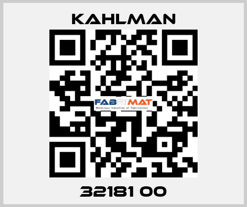 32181 00 Kahlman