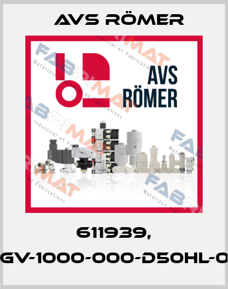 611939, XGV-1000-000-D50HL-04 Avs Römer