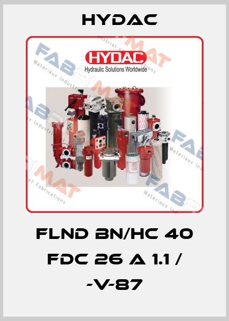 FLND BN/HC 40 FDC 26 A 1.1 / -V-87 Hydac