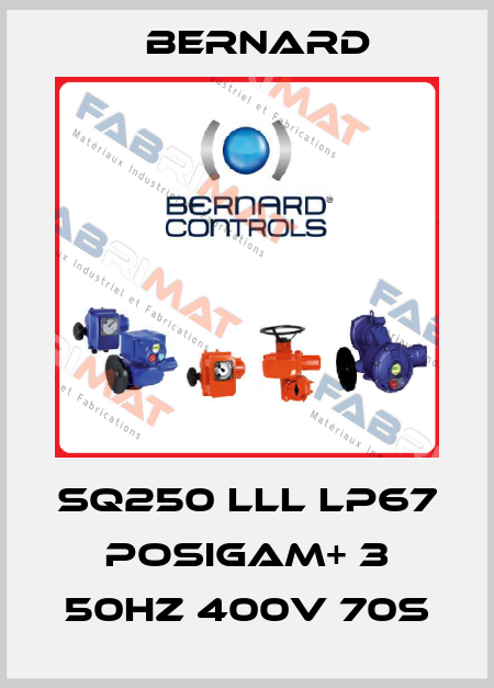 SQ250 lll lP67 POSIGAM+ 3 50Hz 400V 70s Bernard