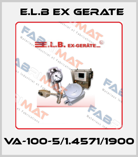 VA-100-5/1.4571/1900 E.L.B Ex Gerate