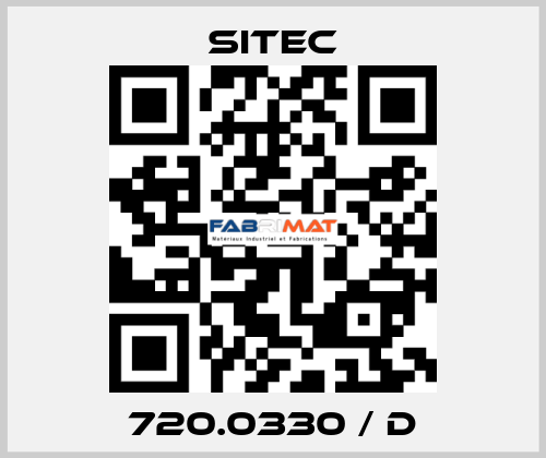 720.0330 / d SITEC
