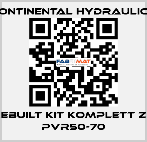 Rebuilt Kit komplett zu PVR50-70 Continental Hydraulics
