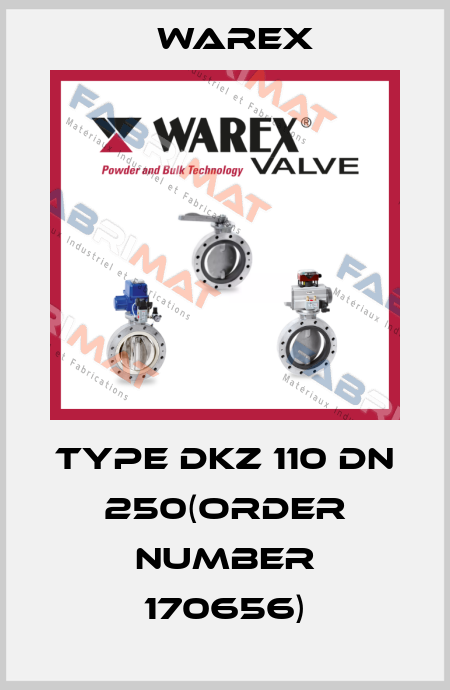 Type DKZ 110 DN 250(order number 170656) Warex