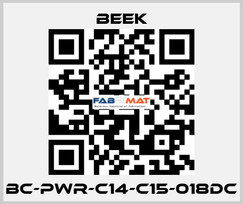 BC-PWR-C14-C15-018DC Beek