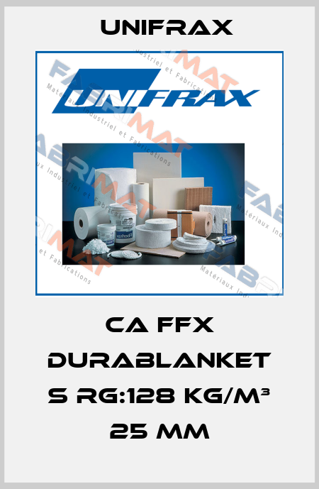 CA FFX DURABLANKET S RG:128 KG/M³ 25 MM Unifrax