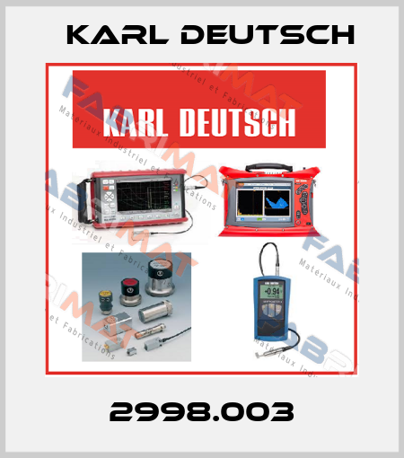 2998.003 Karl Deutsch