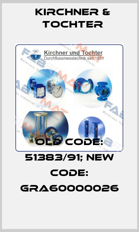 old code: 51383/91; new code: GRA60000026 Kirchner & Tochter