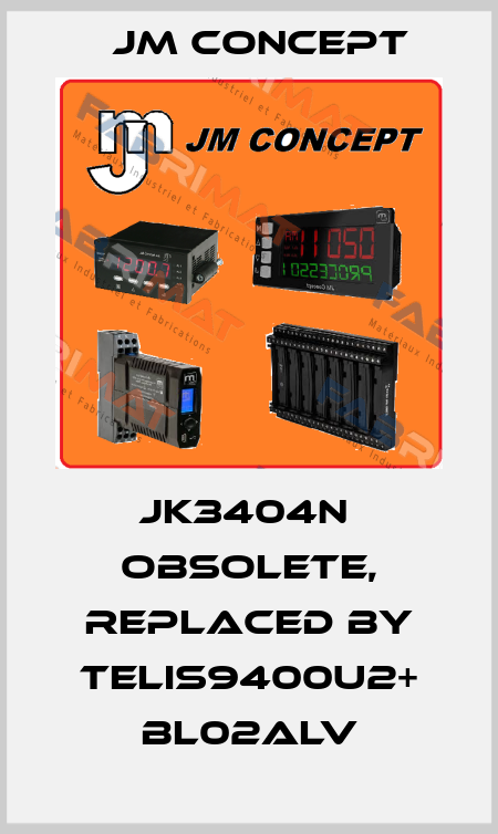 JK3404N  obsolete, replaced by TELIS9400U2+ BL02ALV JM Concept