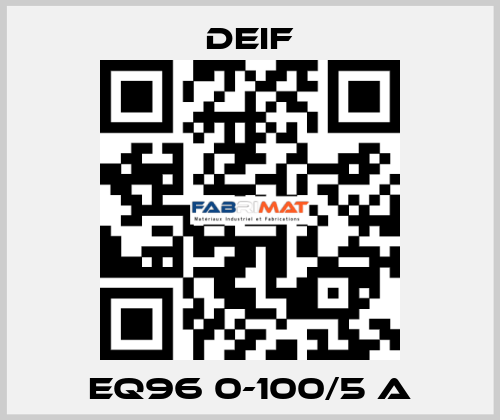 EQ96 0-100/5 A Deif