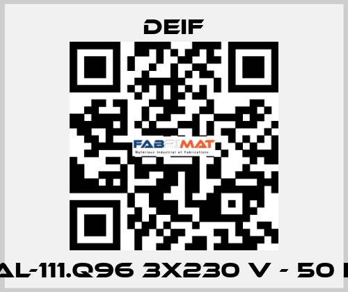 AAL-111.Q96 3x230 V - 50 Hz Deif