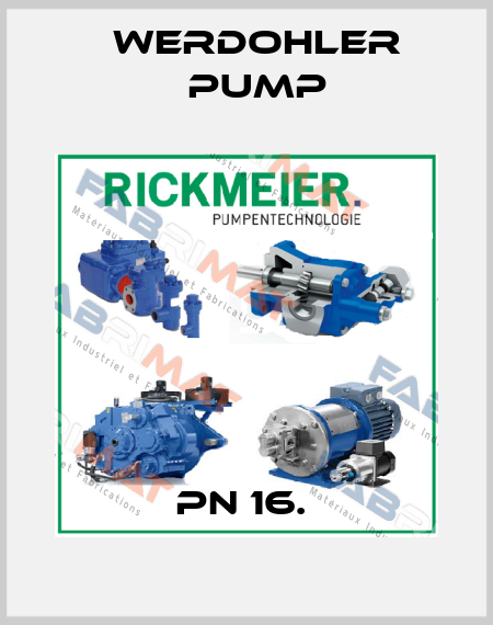 PN 16.  Werdohler Pump