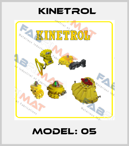 Model: 05 Kinetrol