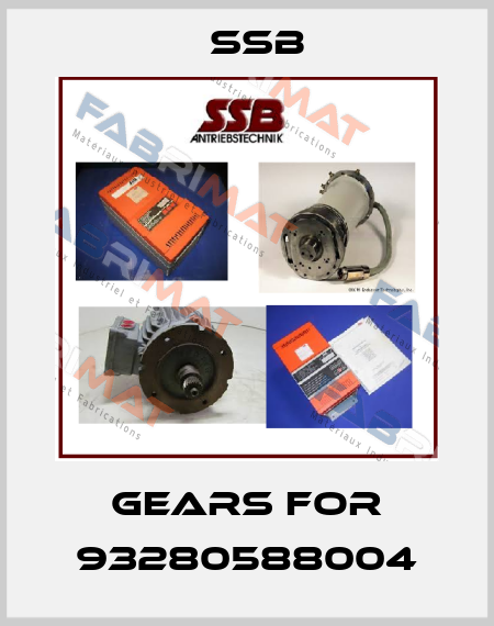 Gears for 93280588004 SSB