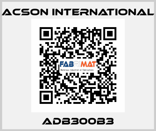 ADB300B3 Acson International