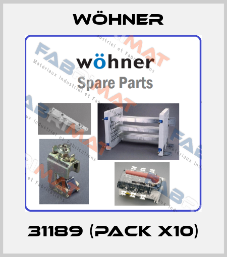 31189 (pack x10) Wöhner