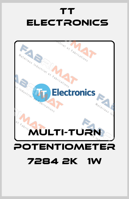 Multi-turn potentiometer 7284 2KΩ 1W TT Electronics