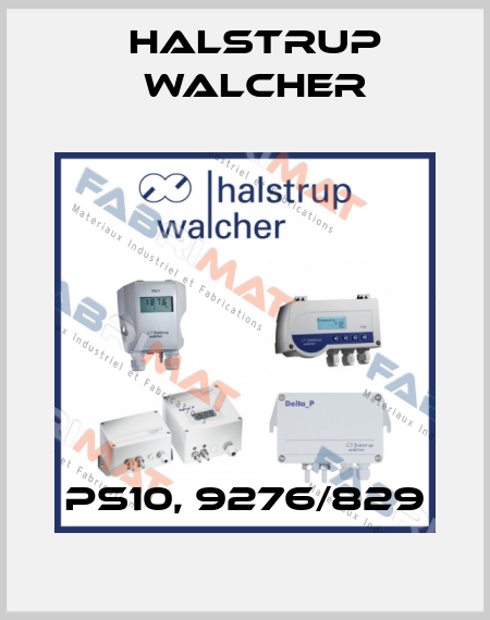 PS10, 9276/829 Halstrup Walcher