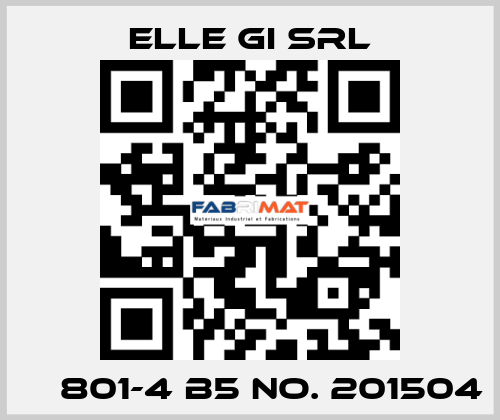 МС801-4 B5 No. 201504 ELLE GI SRL
