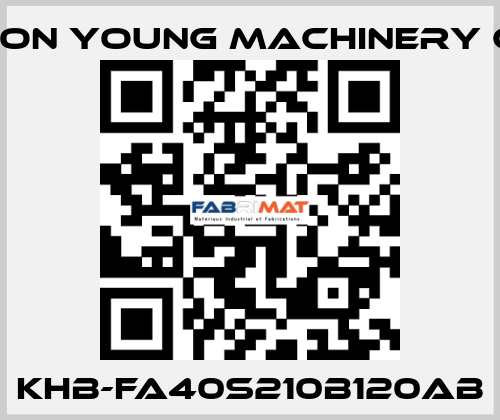 KHB-FA40S210B120AB Keon Young Machinery Co
