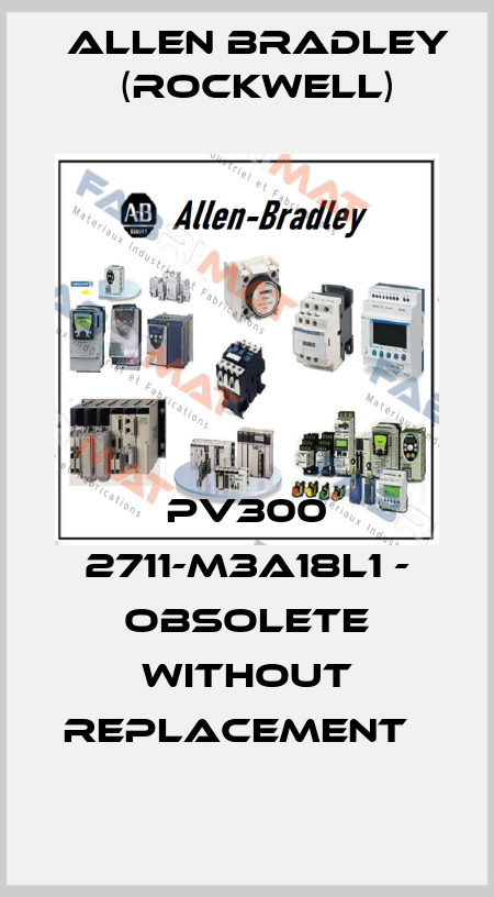 PV300 2711-M3A18L1 - obsolete without replacement   Allen Bradley (Rockwell)