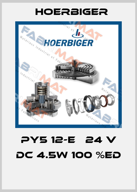 PY5 12-E   24 V DC 4.5W 100 %ED  Hoerbiger