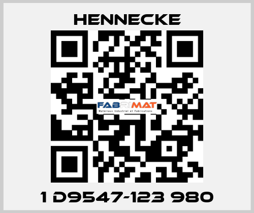 1 D9547-123 980 Hennecke