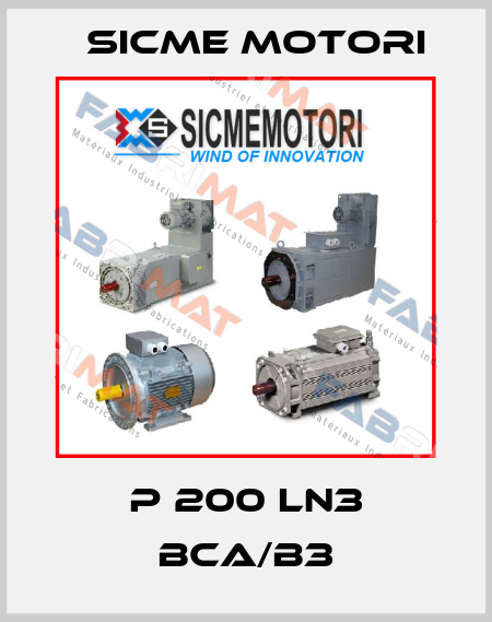 P 200 LN3 BCA/B3 Sicme Motori