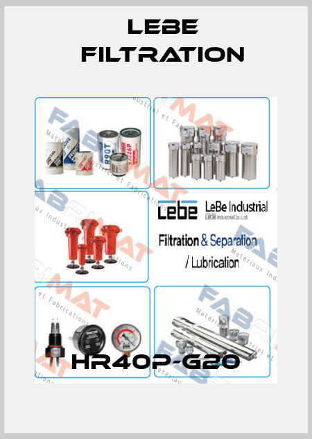 HR40P-G20 Lebe Filtration