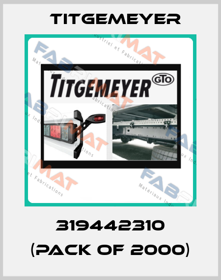 319442310 (pack of 2000) Titgemeyer