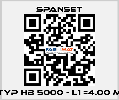 Typ HB 5000 - L1 =4.00 m SpanSet