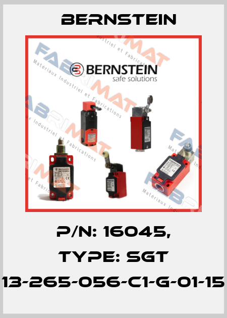 P/N: 16045, Type: SGT 13-265-056-C1-G-01-15 Bernstein
