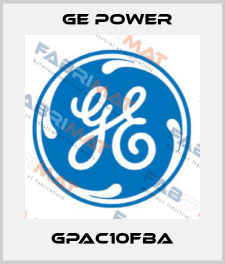 GPAC10FBA GE Power