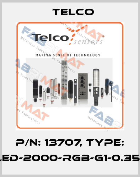 p/n: 13707, Type: SI-LED-2000-RGB-G1-0.35-T4 Telco