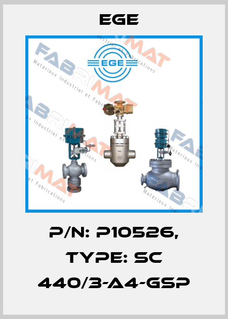 p/n: P10526, Type: SC 440/3-A4-GSP Ege