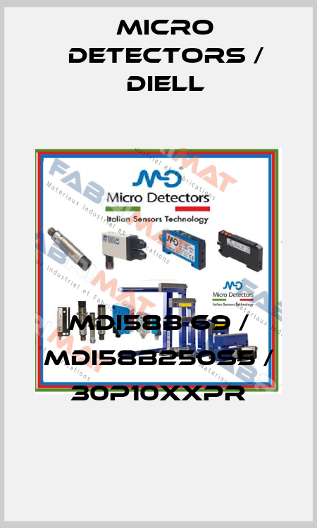 MDI58B 69 / MDI58B250S5 / 30P10XXPR
 Micro Detectors / Diell