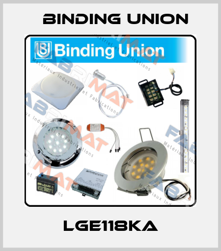 LGE118KA Binding Union