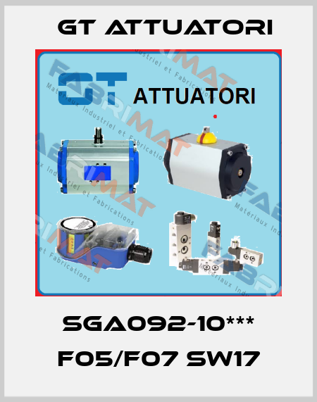 SGA092-10*** F05/F07 SW17 GT Attuatori